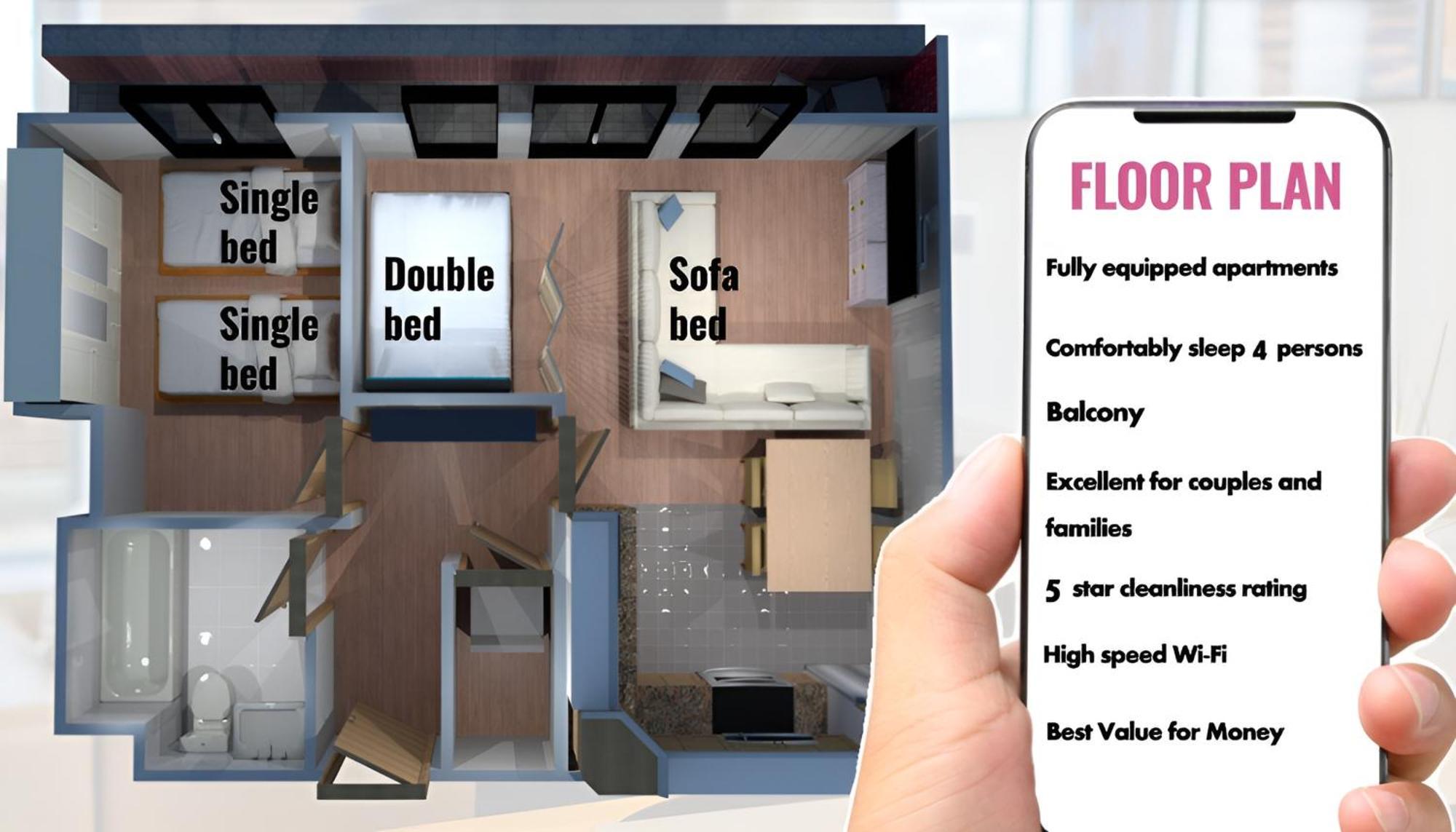 Sidemersey Livings- Convenient And Central 2-Bedroom Haven In L1 Liverpool Kültér fotó